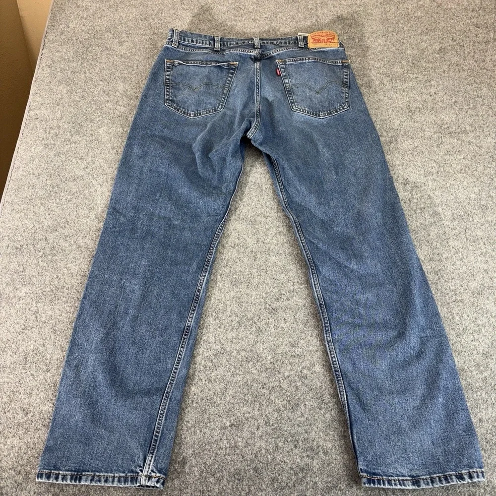 Levi Jeans 505 Men's 38x32‎ (Fits 36x30) Straight Leg Blue Denim Work Zip Fly
